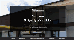 Desktop Screenshot of kiipeilytekniikka.com